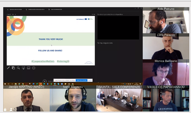 Galleria Webinar, 14 ottobre 2020 – Side event “Eu Synergies for Culture and Tourism”, nell’ambito della 18^ edizione della “European Week of Regions and Cities”. - Diapositiva 3 di 10