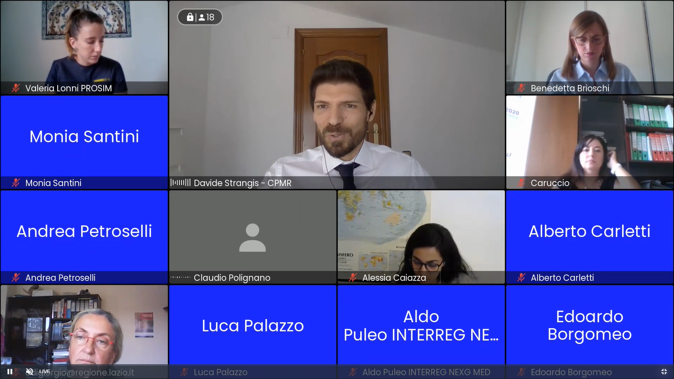 Gallery Webinar, 20 luglio 2021 – “Sinergie per l’efficientamento idrico nell’area mediterranea. Il Programma ENI CBC MED” - Slide 6 of 10