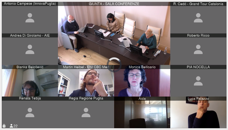 Galleria Webinar, 14 ottobre 2020 – Side event “Eu Synergies for Culture and Tourism”, nell’ambito della 18^ edizione della “European Week of Regions and Cities”. - Diapositiva 10 di 10