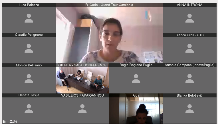 Galleria Webinar, 14 ottobre 2020 – Side event “Eu Synergies for Culture and Tourism”, nell’ambito della 18^ edizione della “European Week of Regions and Cities”. - Diapositiva 6 di 10