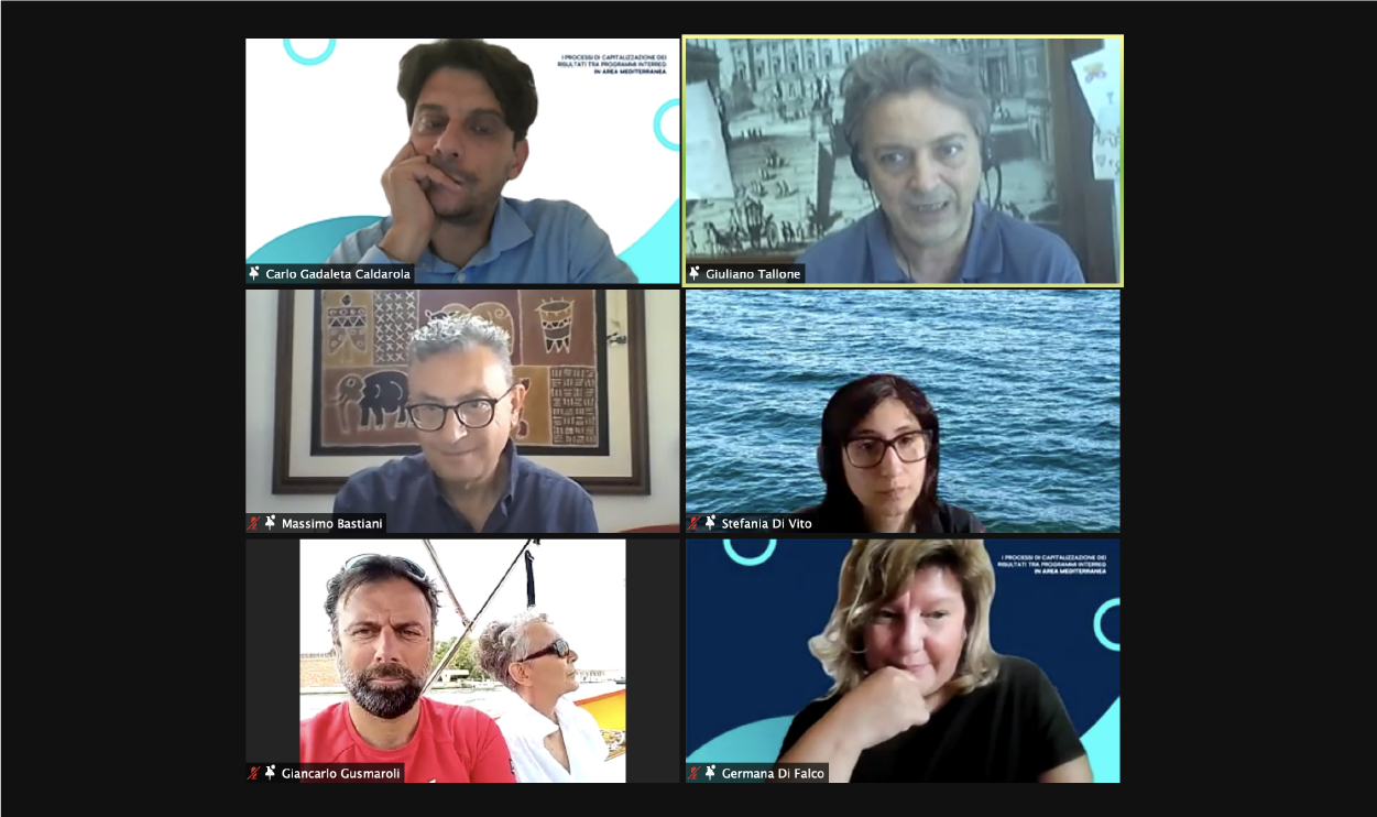 Galleria Webinar, 15 luglio 2021 – “I processi di capitalizzazione dei risultati tra Programmi Interreg in area mediterranea” - Diapositiva 3 di 6