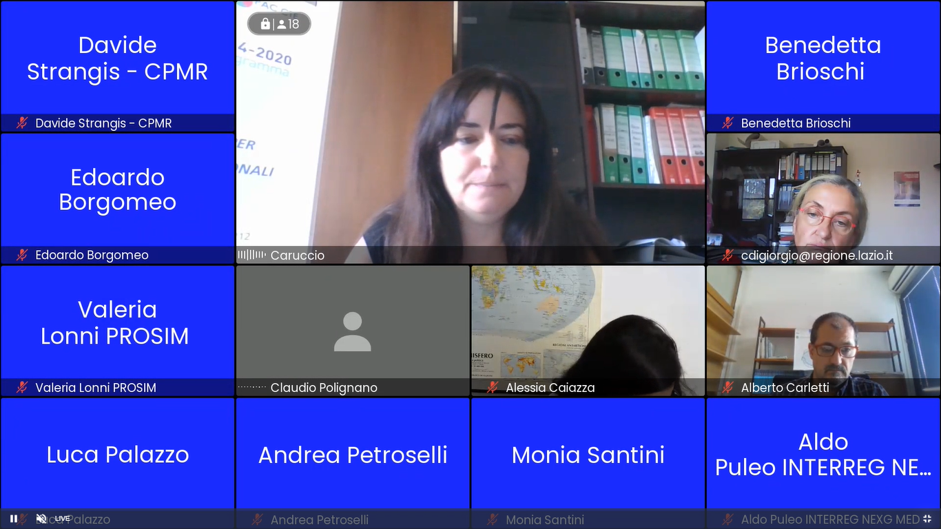 Gallery Webinar, 20 luglio 2021 – “Sinergie per l’efficientamento idrico nell’area mediterranea. Il Programma ENI CBC MED” - Slide 8 of 10