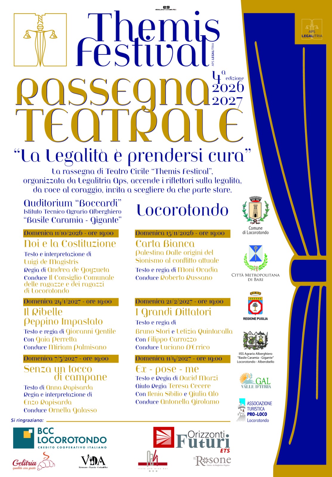 Galleria Legalitria, presentata la quarta edizione di Themis Festival: “La legalità è prendersi cura” - Diapositiva 2 di 8