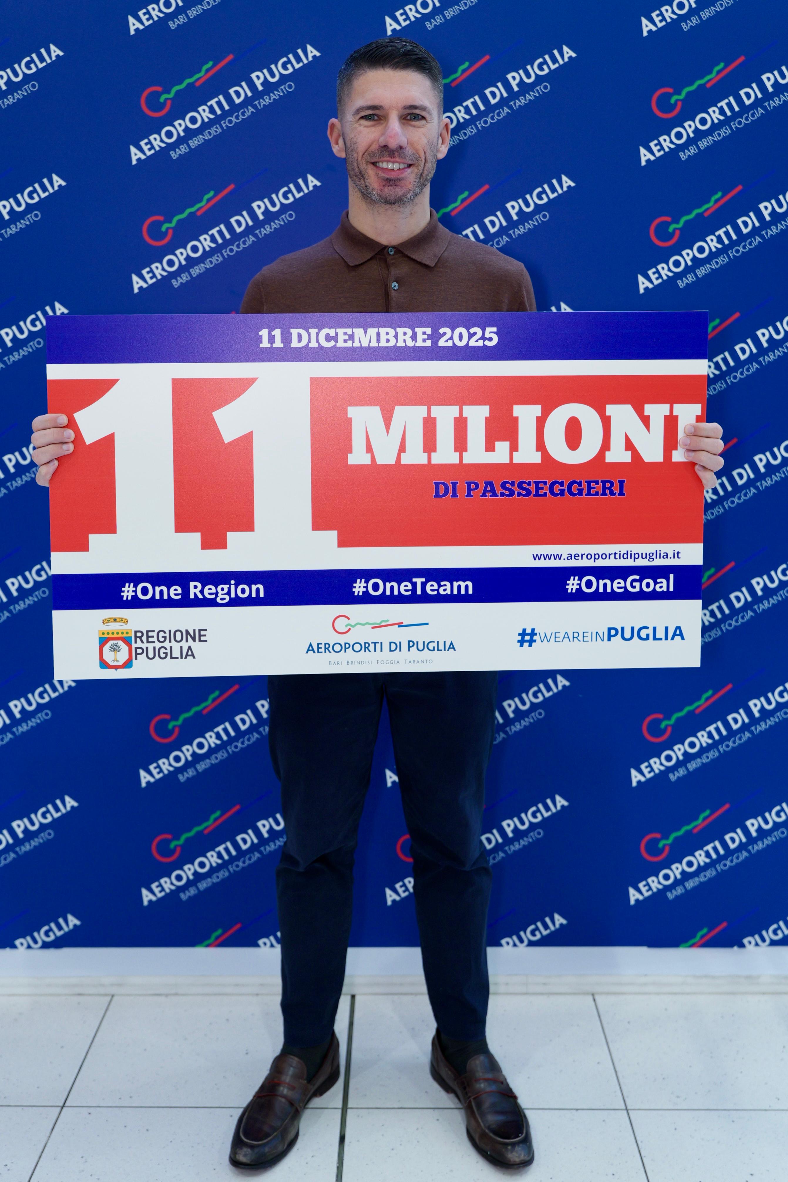 Galleria Trasporti, Emiliano e Ciliento: “Aeroporti di Puglia chiude l’anno con numeri importanti: il lavoro di squadra per il potenziamento del trasporto aereo ha dato i suoi risultati” - Diapositiva 4 di 7