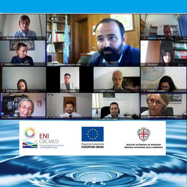 Gallery Webinar, 20 luglio 2021 – “Sinergie per l’efficientamento idrico nell’area mediterranea. Il Programma ENI CBC MED” - Slide 1 of 10